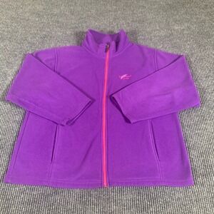 VTG TR‎ McTaggart Jacket Womens 2XL Purple Fleece Up North Michigan Zip Up Retro